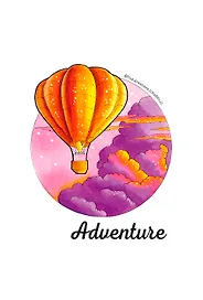 Блокнот «Adventure. Скетчи Лизы Красновой» А5, Эксмо