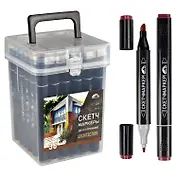 Маркеры для скетчинга Fenix-Art, "Архитектура" двухсторонние, 36 цветов