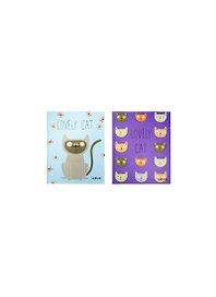 Блокнот Lovely Cat (цветные листы) в ассортименте (12077400) (13х16,6см) (224 страниц) (Небесный дракон)