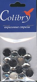 Стразы акриловые Colibry 2 (R11) (круглые) (11 мм) (упаковка)