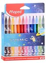 Фломастеры «Jungle cosmic» Maped, 12 цветов