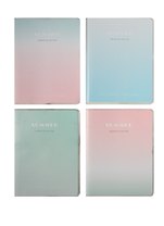 Записная книжка А7 64л "Pastel colors" карт.обл., с ПВХ-обложкой, цвет.внутр.блок, LENWA