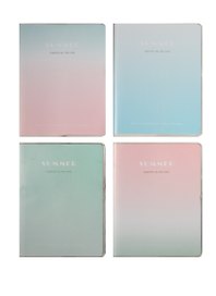 Записная книжка А7 64л "Pastel colors" карт.обл., с ПВХ-обложкой, цвет.внутр.блок, LENWA