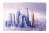 Открытка "Москва. ММДЦ "Москва-СИТИ"" - 0