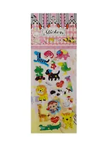 Набор наклеек-3 Звери 2 (11064605) (3+) (упаковка)