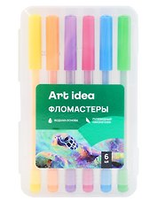 Фломастеры Art idea, 6 цветов