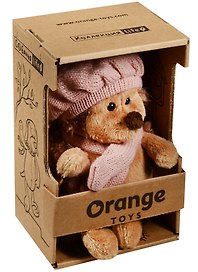 Игрушка мягкая, Orange Toys, Ежинка Колючка в берете 15см OS603/15