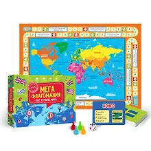 Настольная игра «Мегафлагомания. Все страны мира», Геодом