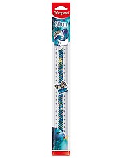 Линейка 30см "DRAGON" гибкая, в блистере, Maped