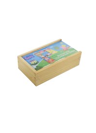 РОСМЭН Peppa Игровой набор Домино "Королевская семья" дерев. 24439