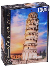 Пазл 1000 Konigspuzzle Италия Пизанская башня (ГИК1000-8228) (коробка)