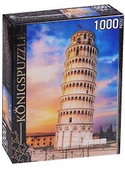 Пазл 1000 Konigspuzzle Италия Пизанская башня (ГИК1000-8228) (коробка)