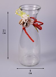 Ваза декоративная Love 21см (стекло) (222-269)