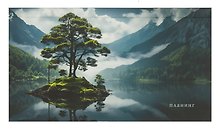 Планинг недатированный 64 листа, "Остров туманов", карманный, покрытие Soft Touch