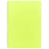 Тетрадь в клетку Hatber, Diamond Neon, А4, 80 листов, желтая