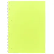 Тетрадь в клетку Hatber, Diamond Neon, А4, 80 листов, желтая