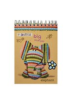Блокнот А6 60л кл. "Fabric Animals. Kraft" гребень, блок офсет, мел.картон, ассорти, Премьера