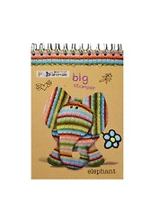 Блокнот А6 60л кл. "Fabric Animals. Kraft" гребень, блок офсет, мел.картон, ассорти, Премьера