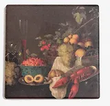 Подставка керам.для чашки Виноград в корзине