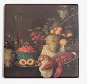 Подставка керам.для чашки Виноград в корзине