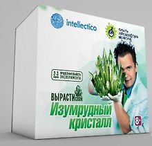 Набор для выращивания кристаллов «Изумрудный кр», Intellectico
