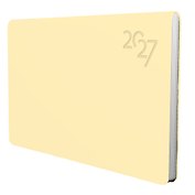 Планинг дат. 2027г. 64л "Soft Touch" пина колада, иск.кожа, интегр.переплет, тонир.блок, скругл.углы, ляссе, инд.уп