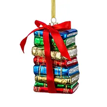 Новогоднее подвесное украшение ErichKrause Decor Любимые книги (стекло) (12см) (59276)