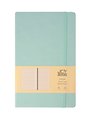 Книга для записей А5 96л лин. "Joy Book. Сахарный лед" иск.кожа, тонир.блок, скругл.углы, ляссе, резинка, карман на задн.форзаце