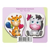 Набор для творчества Lori. Магниты из гипса «Африканские милашки» - 2