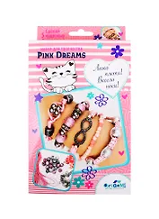 Набор для создания украшений ORIGAMI/Оригами Пять браслетов. Pink Dreams 05890