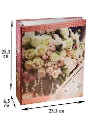 Фотоальбом 50л 23,5*28,5см "Свадебный букет"