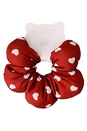 Резиночка Цветок Сердечки (текстиль) (10см) (12-2025093-25) (Lafilaf)