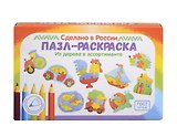 Игрушка, Развивающая игрушка: Пазл-раскраска Петушок IG0114