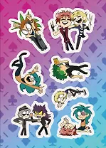 Лист Стикеров 13 Карт. Концерт. Земля Королей