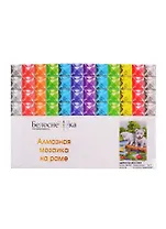 Алмазная мозаика на подрамнике ТМ Белоснежка Щенки на мостике 328-ST-S