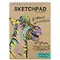 Скетчбук «Зебра и жираф», 80 листов, 19.5 х 19.5 см - 2