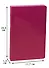 Бизнес-блокнот А5 128л кл. "DOBBY" розовый, лайт, интегр.переплет, цветн.срез, Hatber - 1