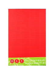 Картон цветной 04цв 04л гофрированный, перламутровый, подвес