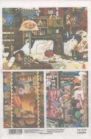 Рисовая карта для декупажа SAFINA (20х30 см) (Ж-004) (упаковка)