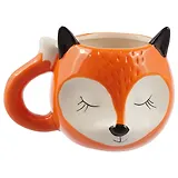 Кружка с ушками Лисичка спящая (керамика) (300мл) (12-06641-1802)
