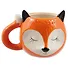 Кружка с ушками Лисичка спящая (керамика) (300мл) (12-06641-1802) - 0