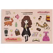 Альбом для рисования Hatber, "Гарри Поттер", А4, 30 листов, на спирали, в ассортименте