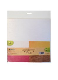 Набор текстурной бумаги для скрапбукинга Рябь (CP06571) (20х20см) (4л.) (цв. в ассорт.)