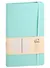 Книга для записей А5 96л лин. "Joy Book. Ментоловый" иск.кожа, тонир.блок, скругл.углы, ляссе, резинка, карман на задн.форзаце - 0