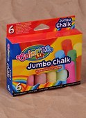 Мелки цветные 06цв JUMBO, к/к, подвес, Colorino - 2