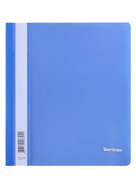 Папка -скоросшиватель А5, пластик, синяя, Berlingo