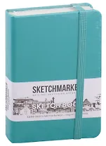 Скетчбук 9*14 80л "Sketchmarker" изумрудный, нелинованн. 140г/м2, слоновая кость, тв.обл.