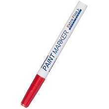 Маркер-краска «Extra Fine Paint Marker» красный 1 мм, нитро-основа, MunHwa
