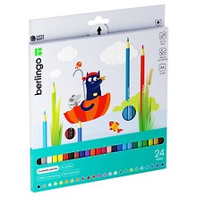 Карандаши цветные «SuperSoft. Жил-был кот», Berlingo, 24 цвета
