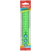 Линейка 15см "Neon Solid" зелен., подвес, ERICH KRAUSE